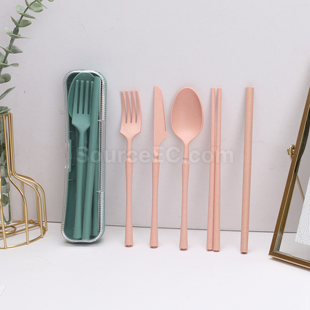 客製化麥稈餐具套裝禮品