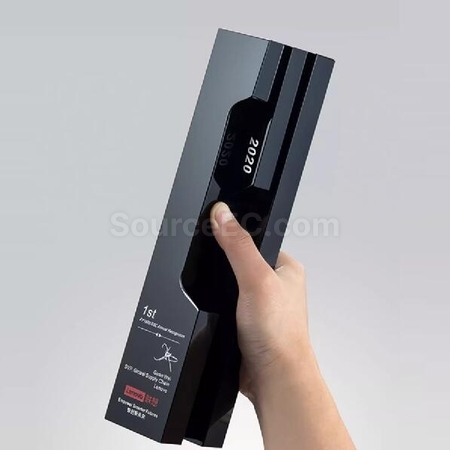 客製化四方立柱黑水晶獎座禮品