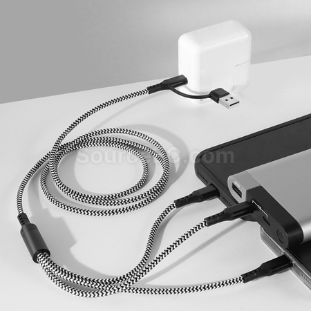 客製化二拖三數據線禮品