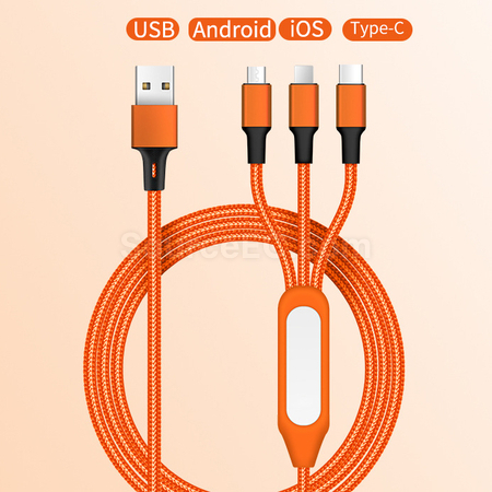 客製化Logo發光充電線禮品