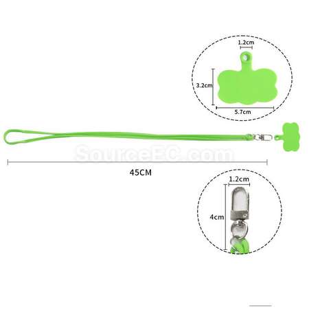客製化矽膠卡片手機掛繩禮品