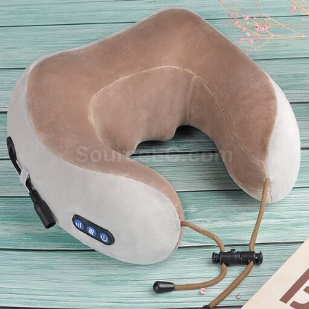 客製化U型頸椎揉捏按摩枕禮品