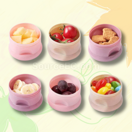 客製化手提式嬰兒奶粉盒副食品盒禮品
