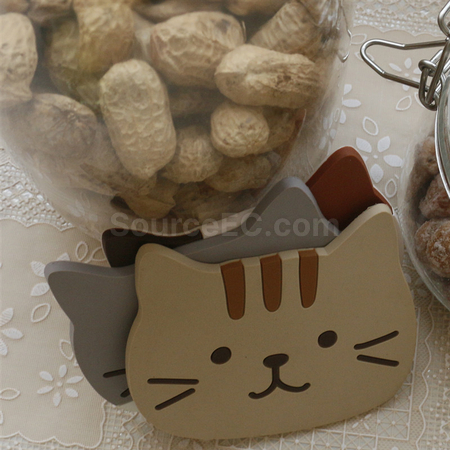 客製化猫咪杯墊禮品