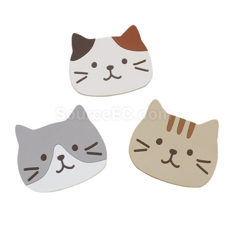 客製化猫咪杯墊禮品