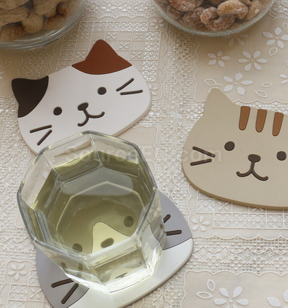 客製化猫咪杯墊禮品