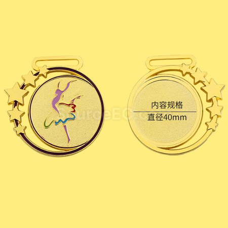 客製化舞蹈金屬獎牌禮品