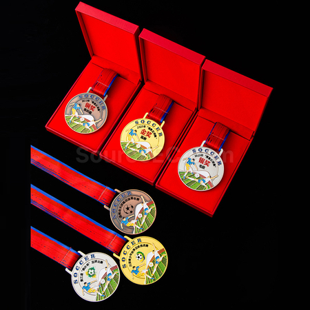 客製化足球金屬獎牌禮品