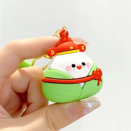 客製化粽子鑰匙扣禮品