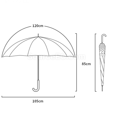 客製化8骨直桿傘禮品