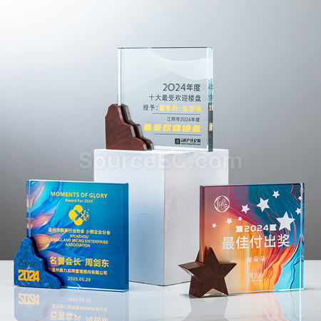 客製化大理石水晶獎座禮品
