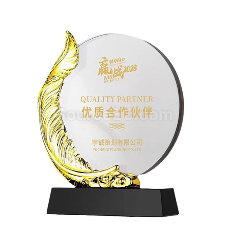 客製化金屬水晶座禮品