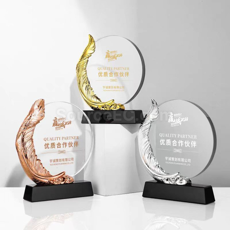 客製化金屬水晶座禮品