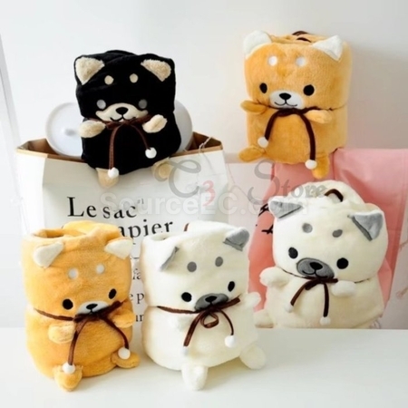 客製化柴犬毛毯禮品