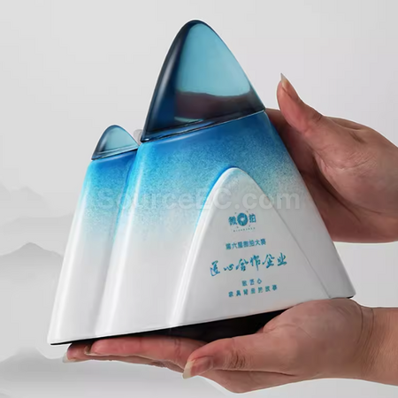 客製化創意水晶陶瓷獎座禮品