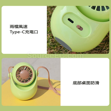 客製化便攜USB掛脖風扇禮品
