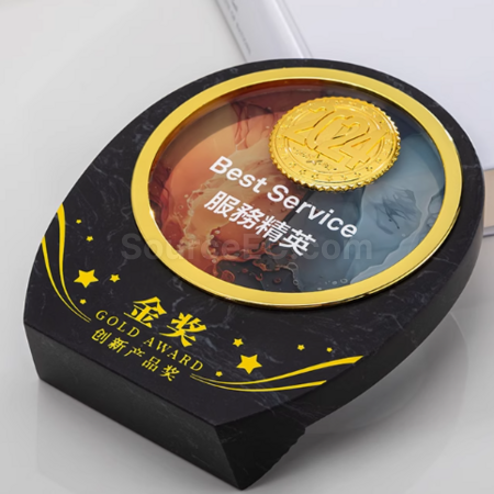 客製化大理石水晶獎座禮品