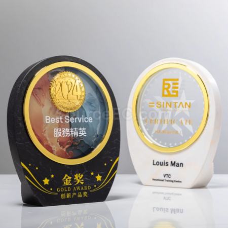 大理石水晶獎座