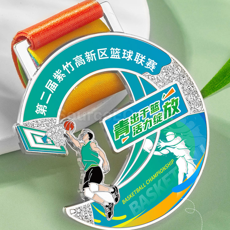 客製化籃球金屬獎牌禮品