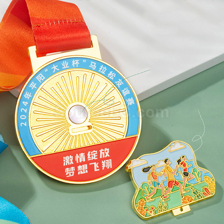 客製化馬拉松金屬獎牌禮品