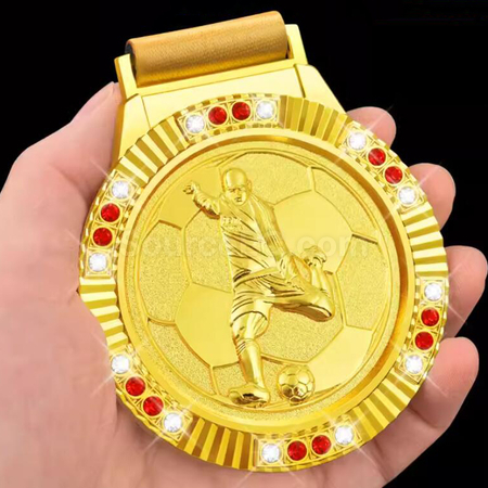 客製化足球金屬獎牌禮品