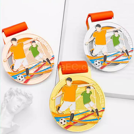 客製化足球金屬獎牌禮品