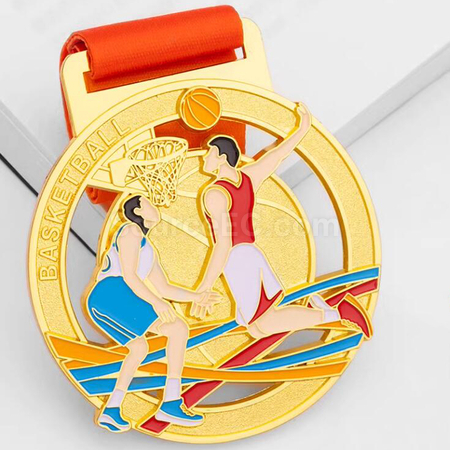客製化籃球金屬獎牌禮品