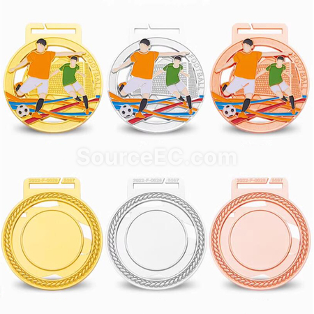 客製化足球金屬獎牌禮品