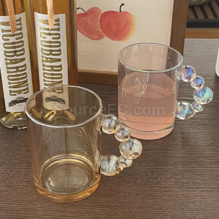 客製化泡泡手把玻璃杯禮品