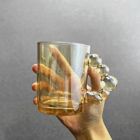 客製化泡泡手把玻璃杯禮品