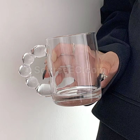 客製化泡泡手把玻璃杯禮品