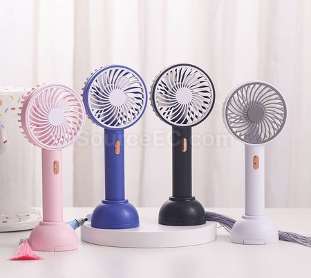 客製化胖嘟嘟流蘇便攜小風扇禮品