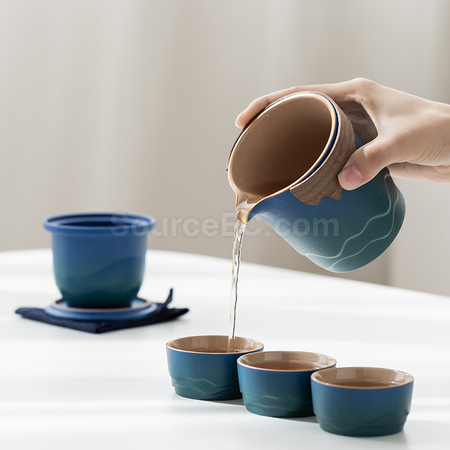 客製化手提便攜旅行茶具套裝禮品