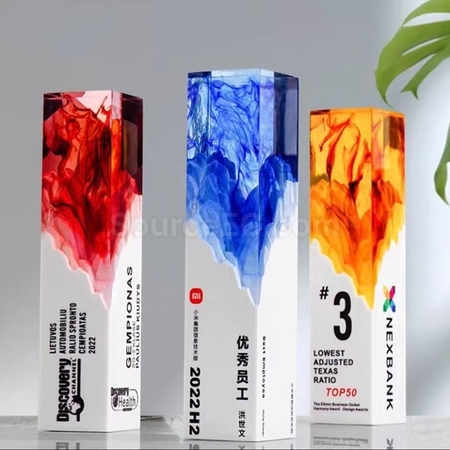 客製化炫彩水晶座禮品