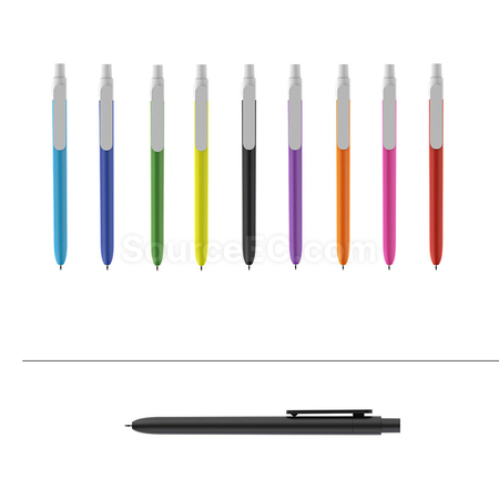 客製化三口按動中性筆禮品