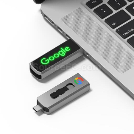 客製化Type-C發光隨身碟禮品