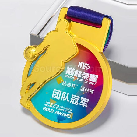 客製化籃球金屬獎牌禮品
