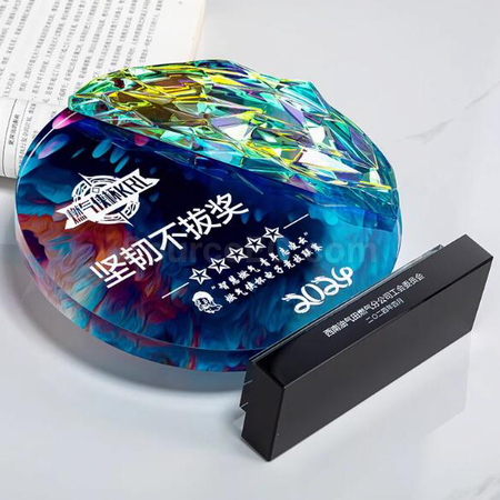客製化炫彩獎座禮品