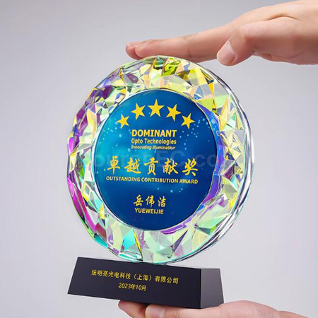客製化炫彩獎座禮品