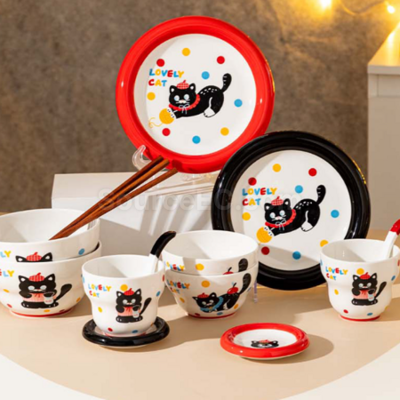 客製化貓咪餐具套裝（多種搭配可選）禮品
