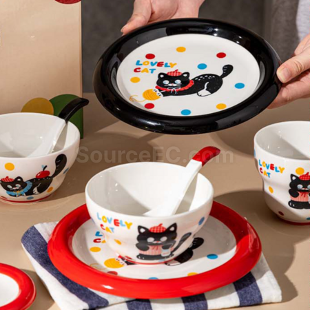 客製化貓咪餐具套裝（多種搭配可選）禮品