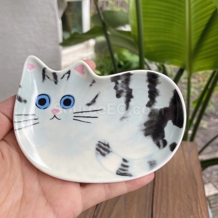 客製化貓咪醬油碟禮品