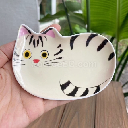 客製化貓咪醬油碟禮品