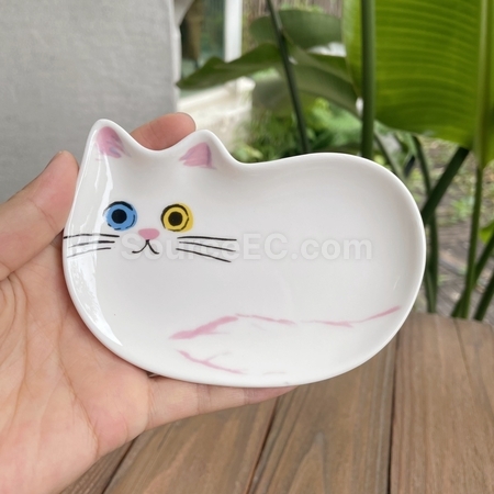 客製化貓咪醬油碟禮品
