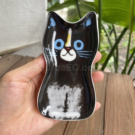 客製化貓咪醬油碟禮品
