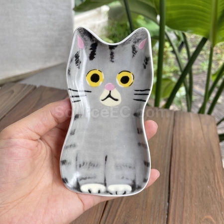 客製化貓咪醬油碟禮品