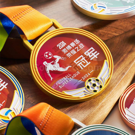 客製化足球金屬獎牌禮品