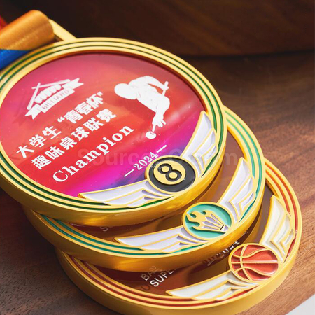 客製化桌球金屬獎牌禮品