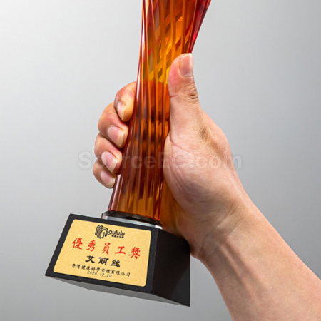 客製化星星水晶獎座禮品