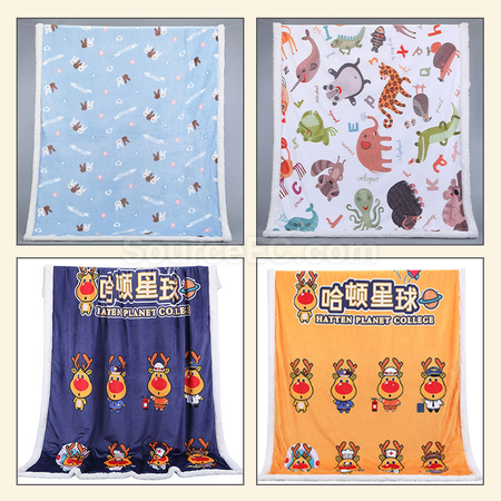 客製化雙重面料毛毯禮品